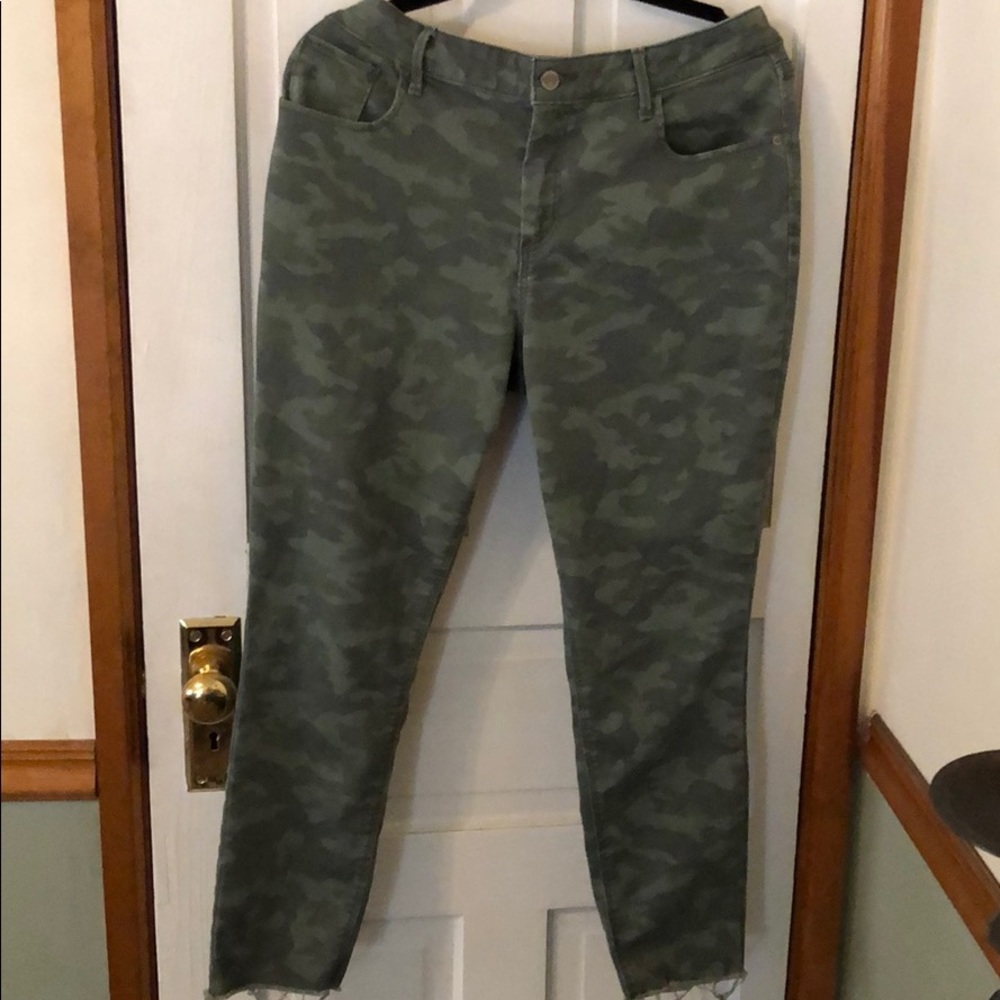 Camo “rockstar super skinny” jeans